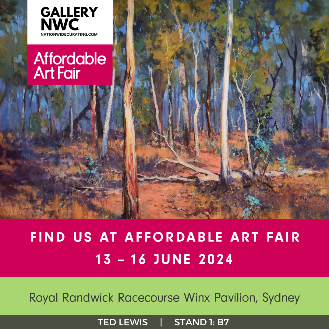 Find Ted Lewis at the Affordable art fair Sydney Nationwide Curating