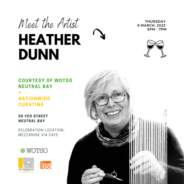 SAVE THE DATE - Meet The Artist Event - Heather Dunn