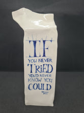 Load image into Gallery viewer, Milk Carton 006 - If you never tried you'd never know you could