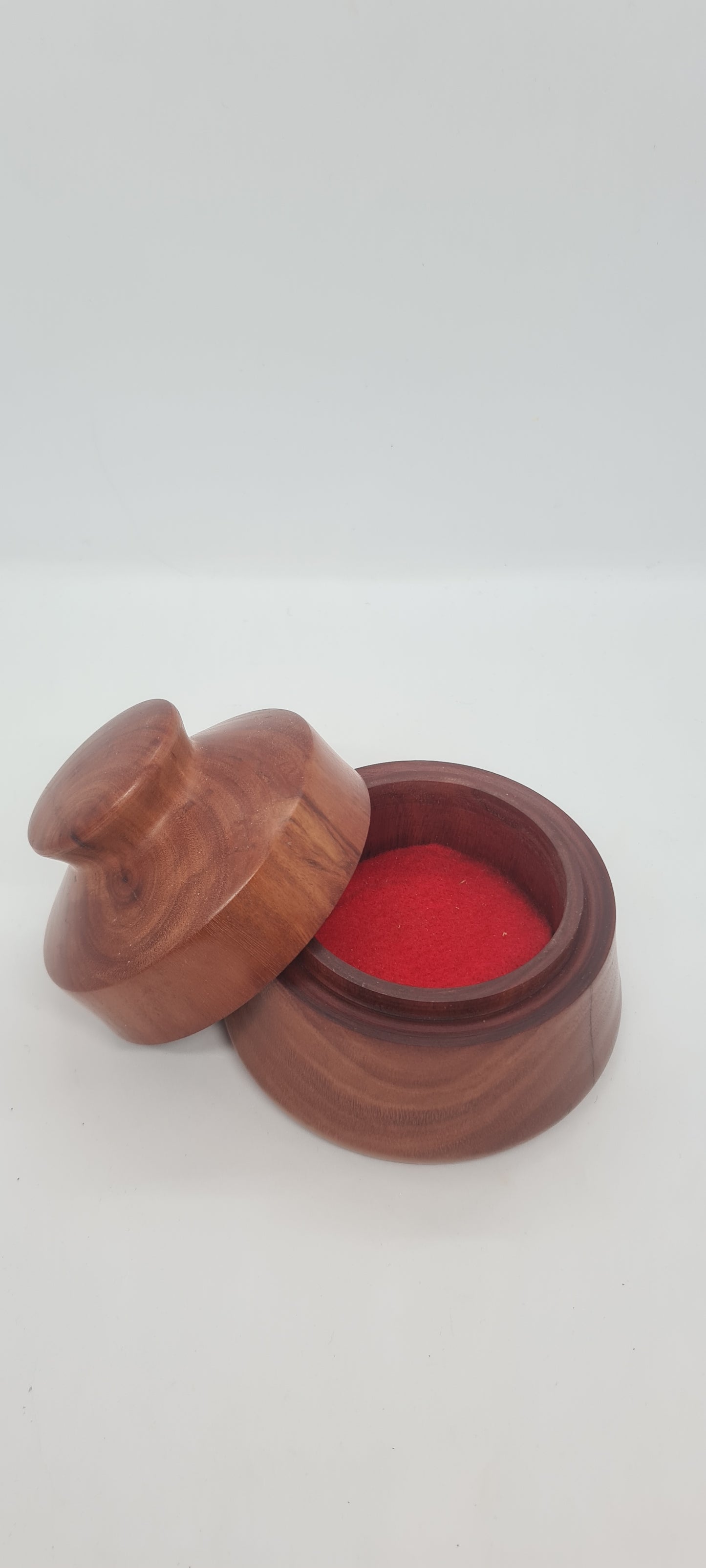 Hand turned Lidded Bowl: Iron Bark