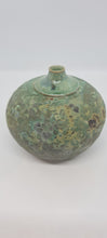 Load image into Gallery viewer, Small rough green glazed vases