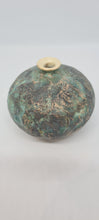 Load image into Gallery viewer, Small rough green glazed vases