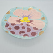 Load image into Gallery viewer, Raised Plate with Blue Piped Legs