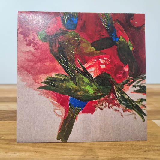 King Parrots card