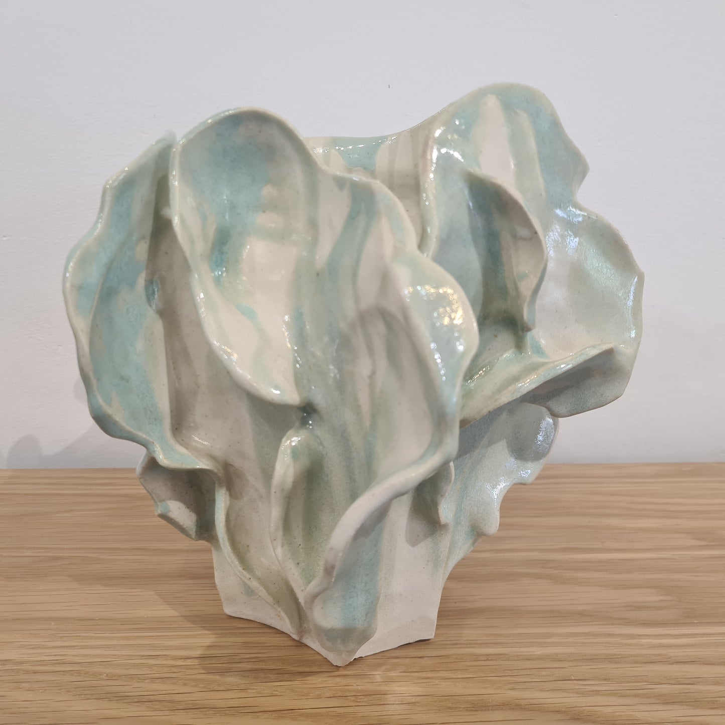 Green Drip Vases