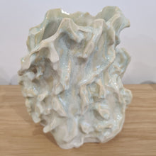 Load image into Gallery viewer, Green & Cream Vase