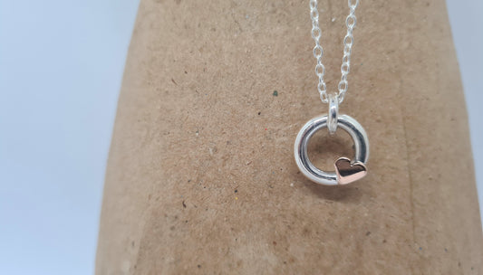 Heartfelt (rose gold & silver)