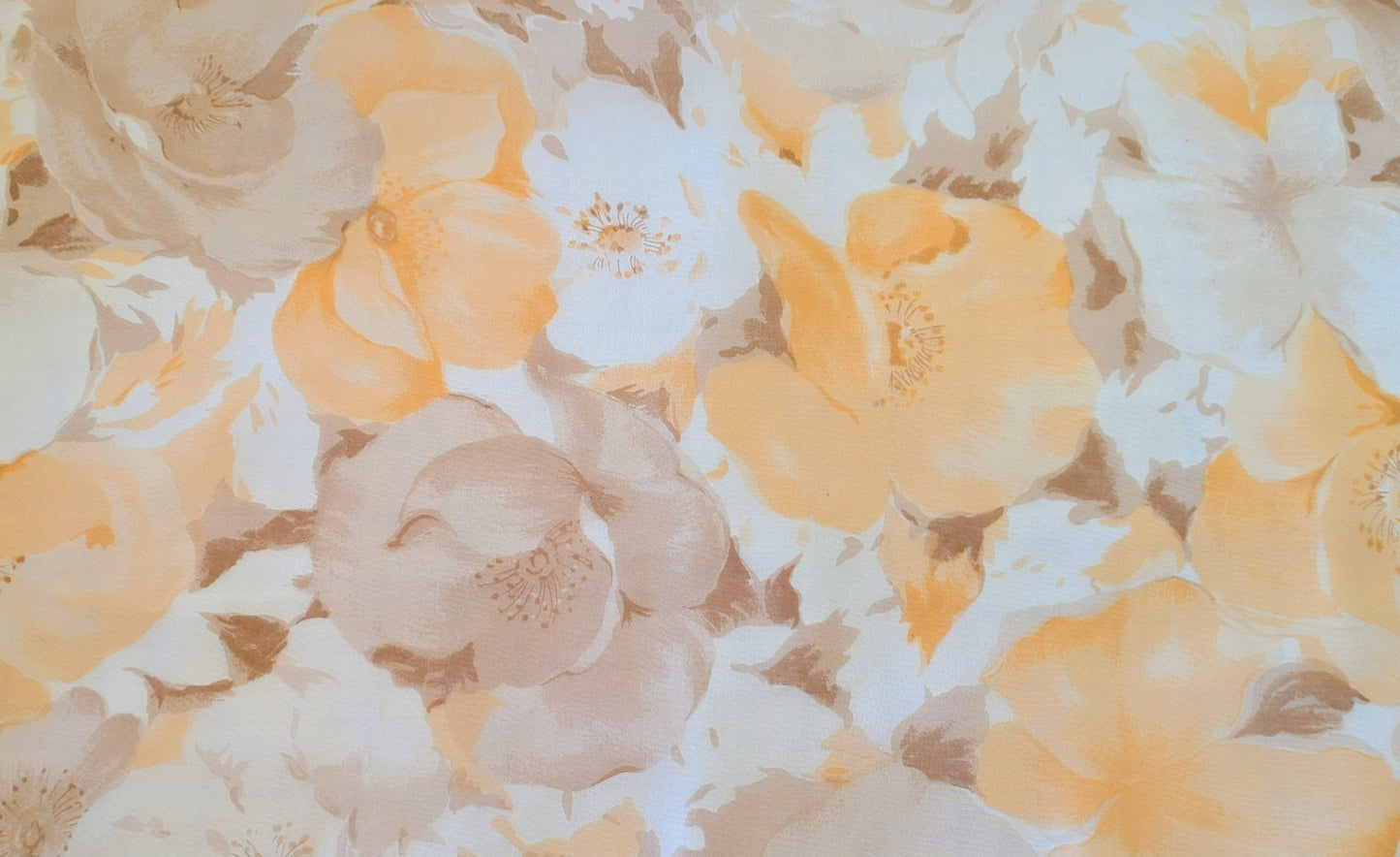 Apricot Pattern Sheer Scarves 2