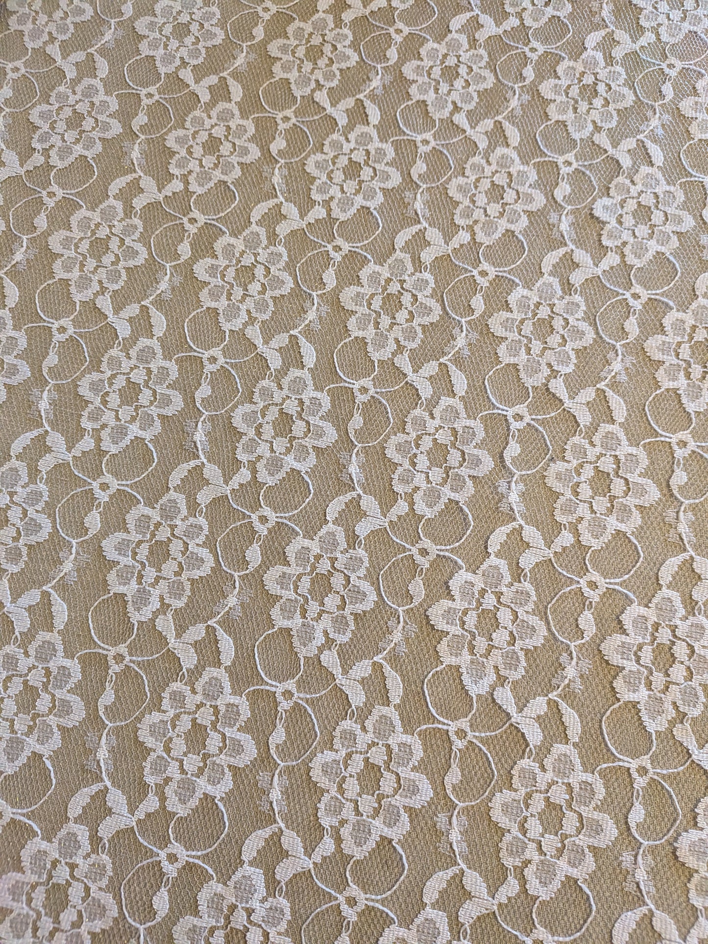 White Lace Scarf