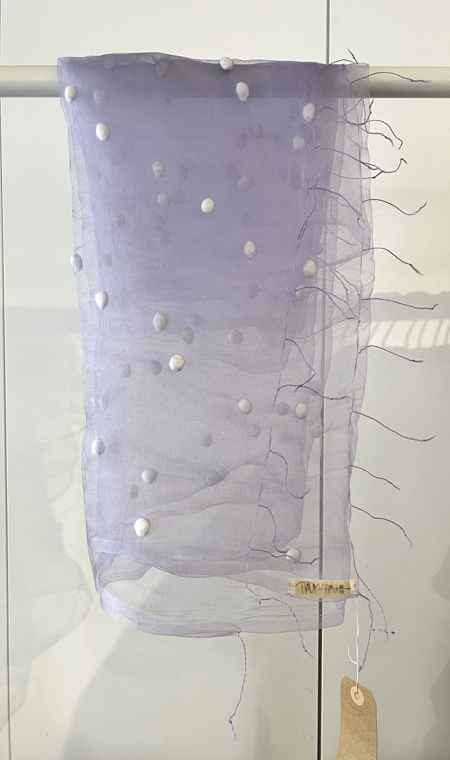 Dotty Purple Scarf