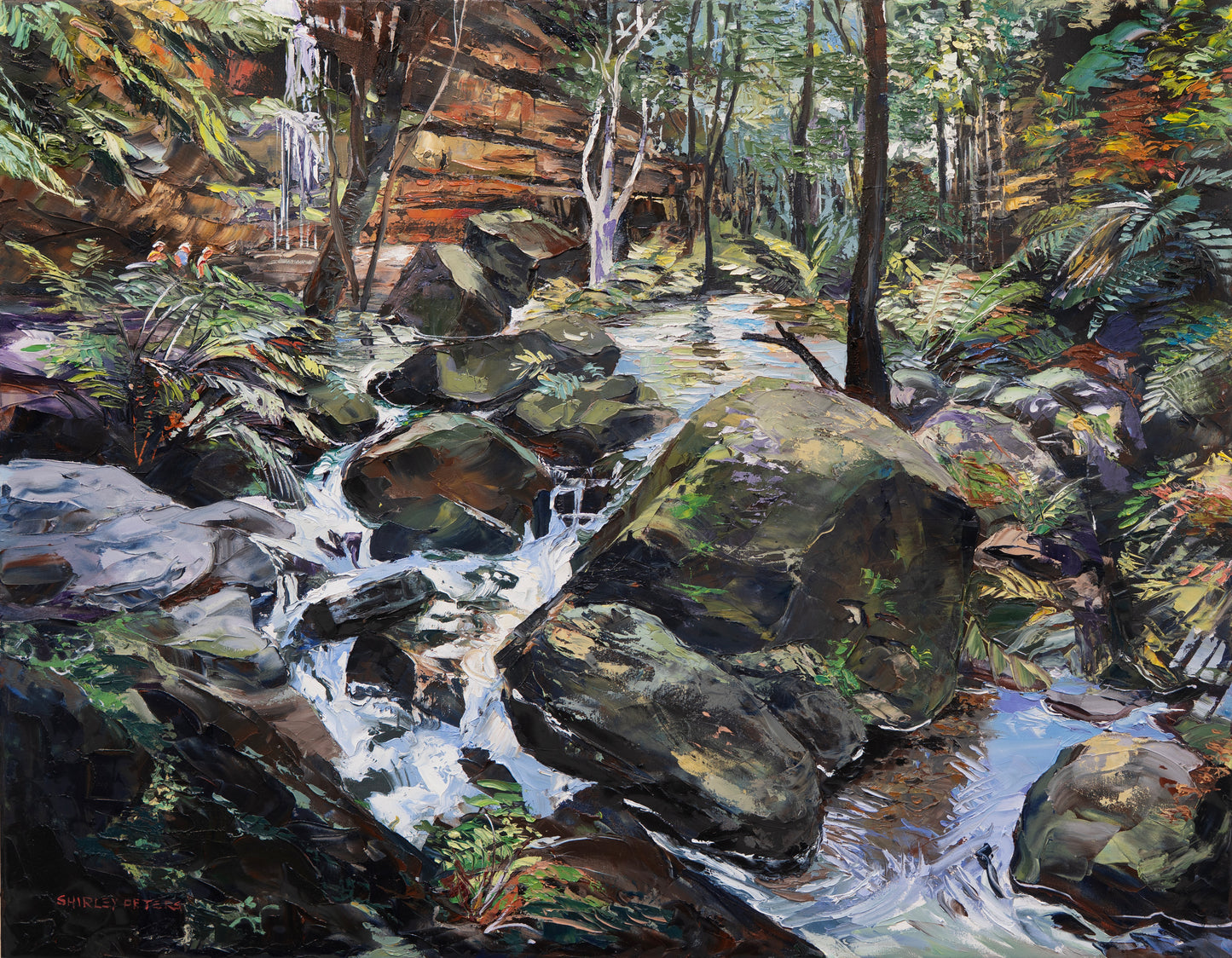 Deep Colours of The Canyon - Giclee print - 3 sizes