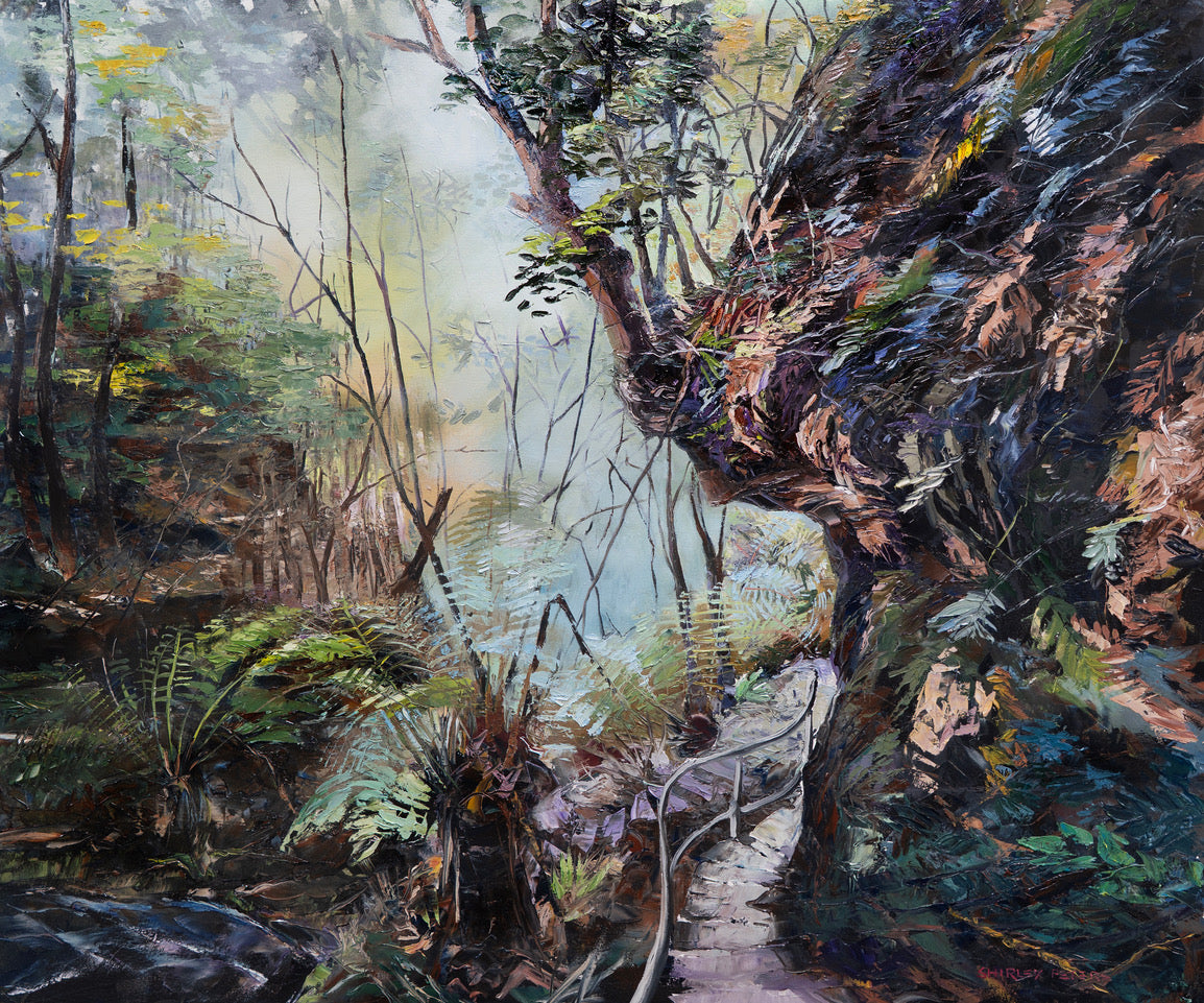 Early Mist at the Canyon - Giclee print - 3 sizes