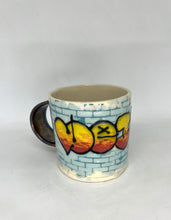 Load image into Gallery viewer, Graffiti Mug - Weirdo Orange