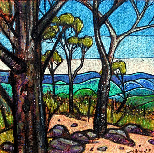 Card - 'Gum Trees & Blue Ranges'