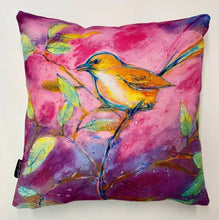Load image into Gallery viewer, Pink Wren Cushion Cover