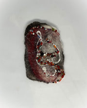 Load image into Gallery viewer, Brooch 4 - Red and Black