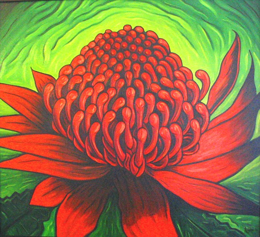 Card - 'Waratah'