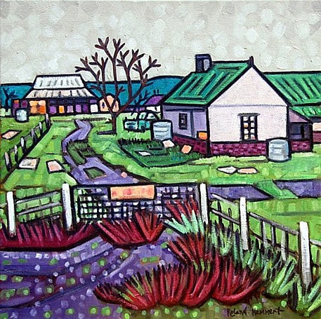 Card - 'Farmhouse with the Green Roof-Bathurst'