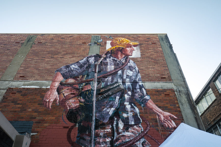 MURAL BY FINTAN MAGEE