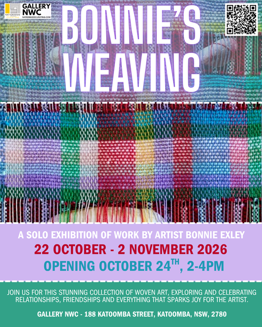 COMING SOON TO GALLERY NWC! Bonnie's Weaving