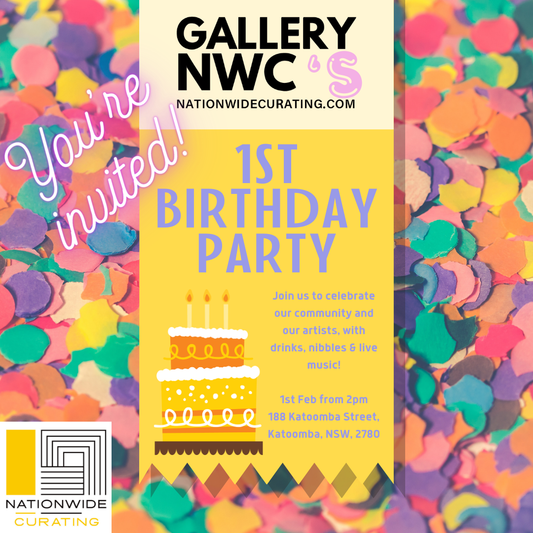 SAVE THE DATE: GALLERY NWC FIRST BIRTHDAY!