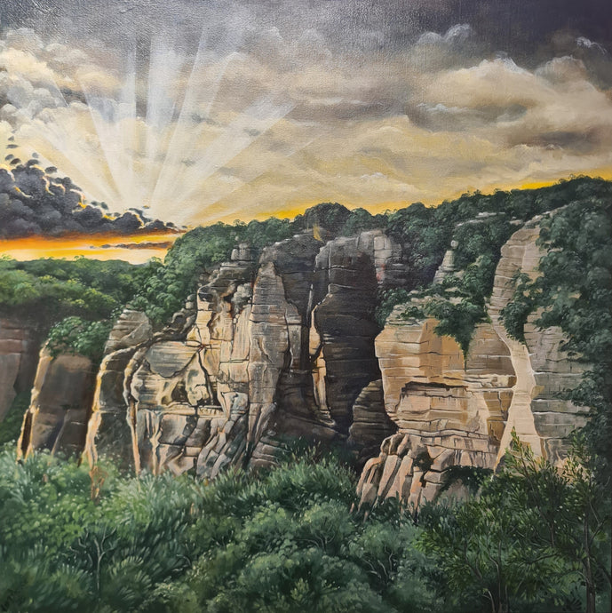 Rockstar by local artist Jim Preece, currently on display upstairs at Gallery NWC!