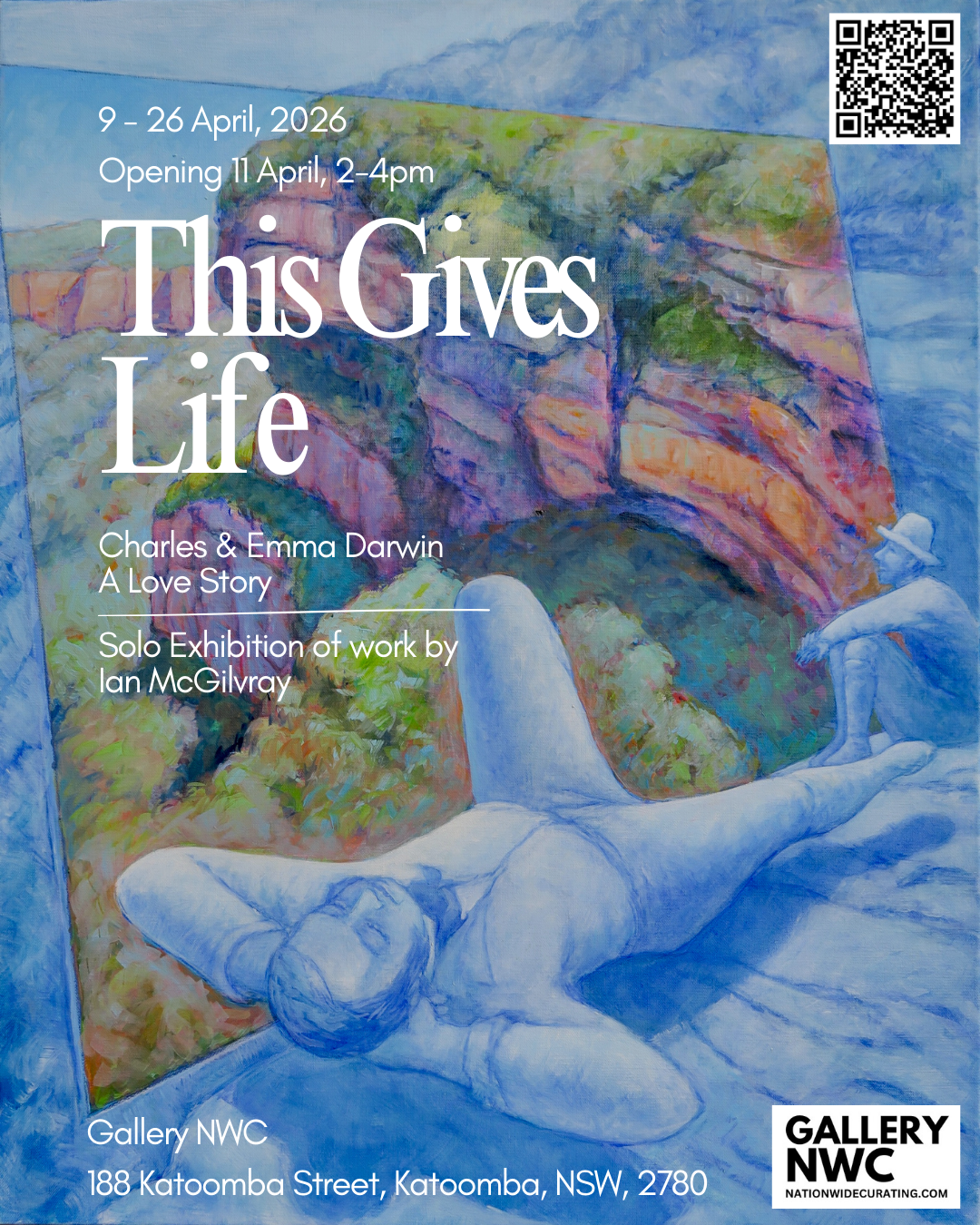 1ST DAY TODAY! This Gives Life | Charles & Emma Darwin - A Love Story | Ian McGilvray Solo Exhibition