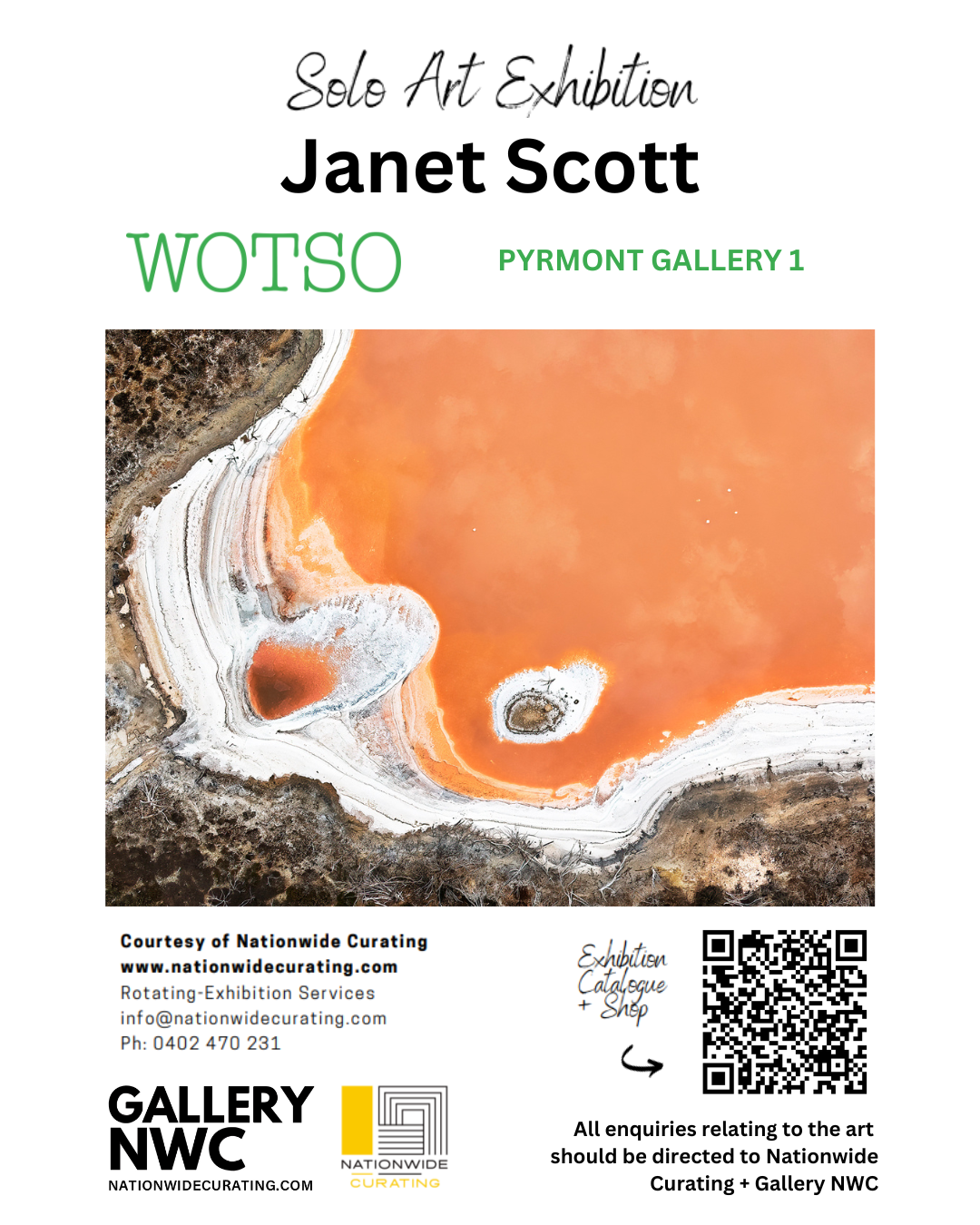 Salt and Silt by Janet Scott can now been seen at WOTSO: Pyrmont (Gallery 1)