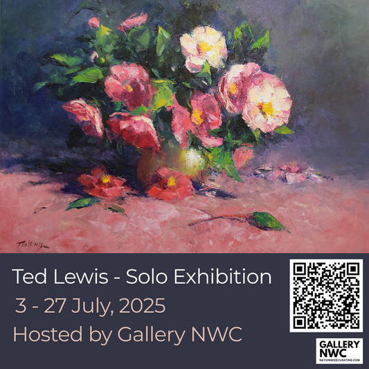 Ted Lewis' 2025 solo exhibition at Gallery NWC CONTINUES!