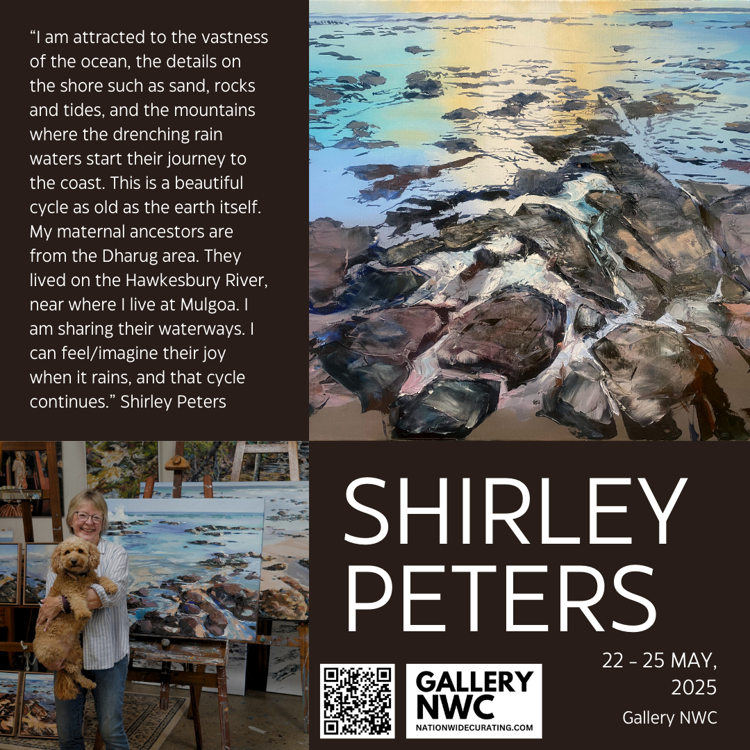 COMING SOON TO GALLERY NWC - A solo show of works by Shirley Peters!
