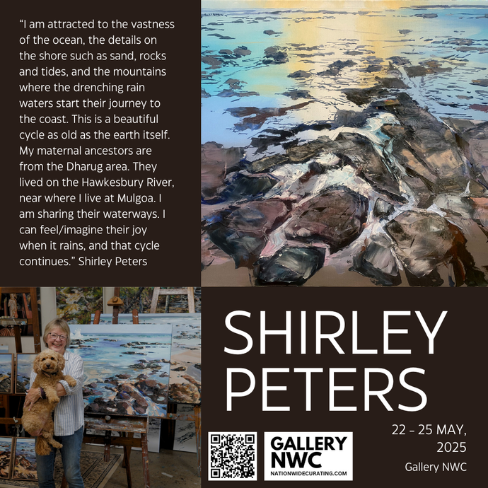 COMING SOON TO GALLERY NWC - A solo show of works by Shirley Peters!