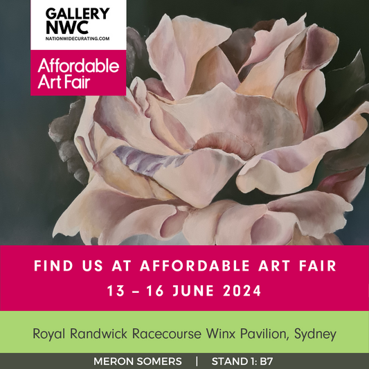 Find Meron Somers at the Affordable Art Fair Sydney