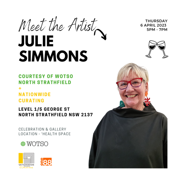 Meet the Artist - Julie Simmons - Thursday 5-7pm