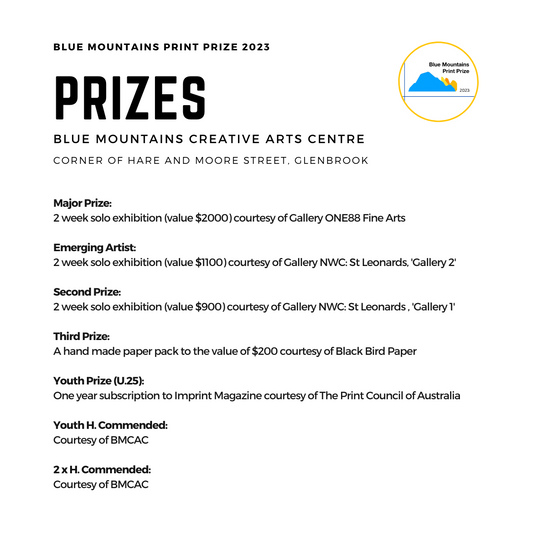 PRIZES - BLUE MOUNTAINS PRINT PRIZE 2023