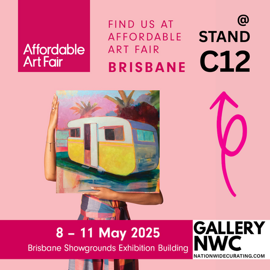 Announcing our 12 featured artists for Affordable Art Fair Brisbane!