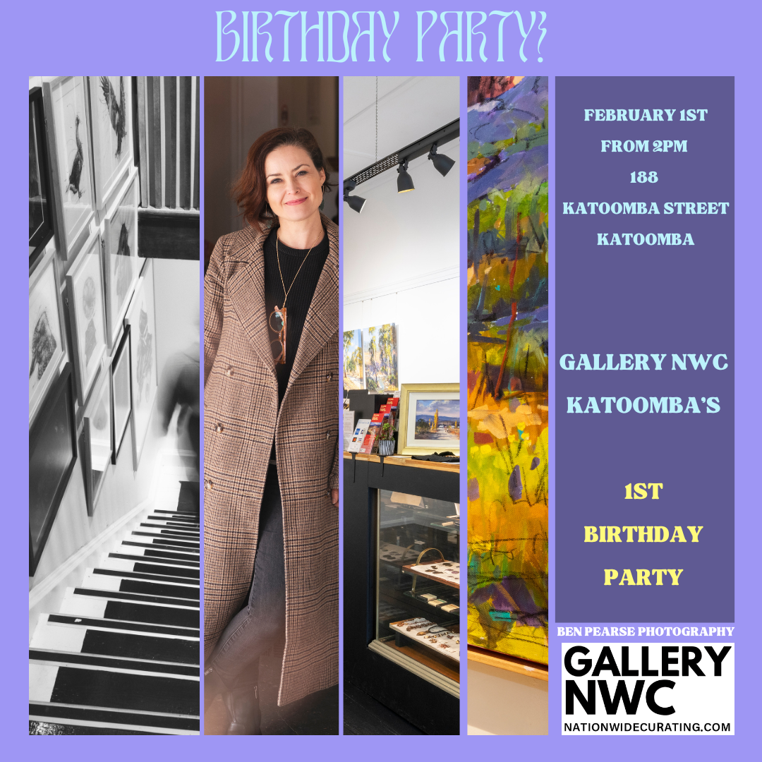 Gallery NWC Katoomba's 1st Birthday is coming up!
