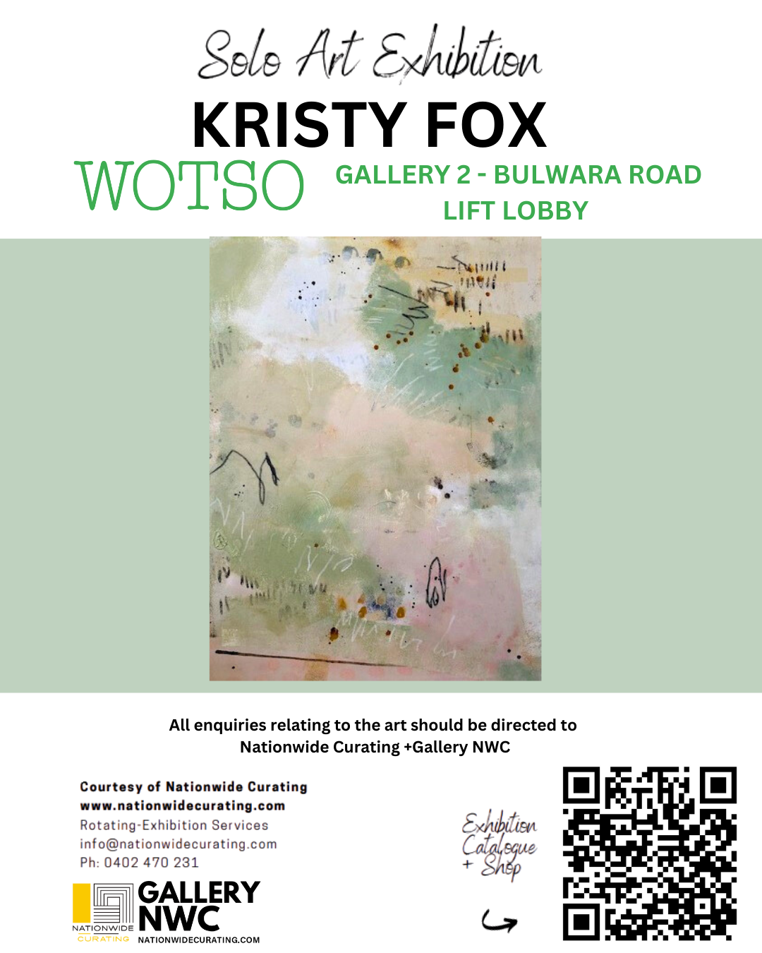KRISTY FOX - CURRENTLY AT WOTSO PYRMONT – Nationwide Curating