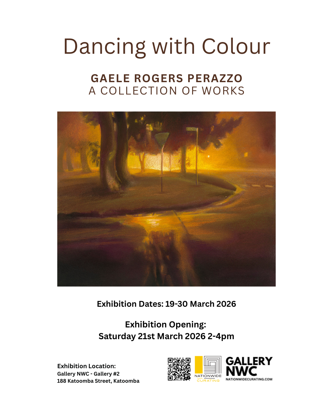 EXHIBITION OPENS TOMORROW! - 'Dancing with Colour by Gaele Rogers Perazzo