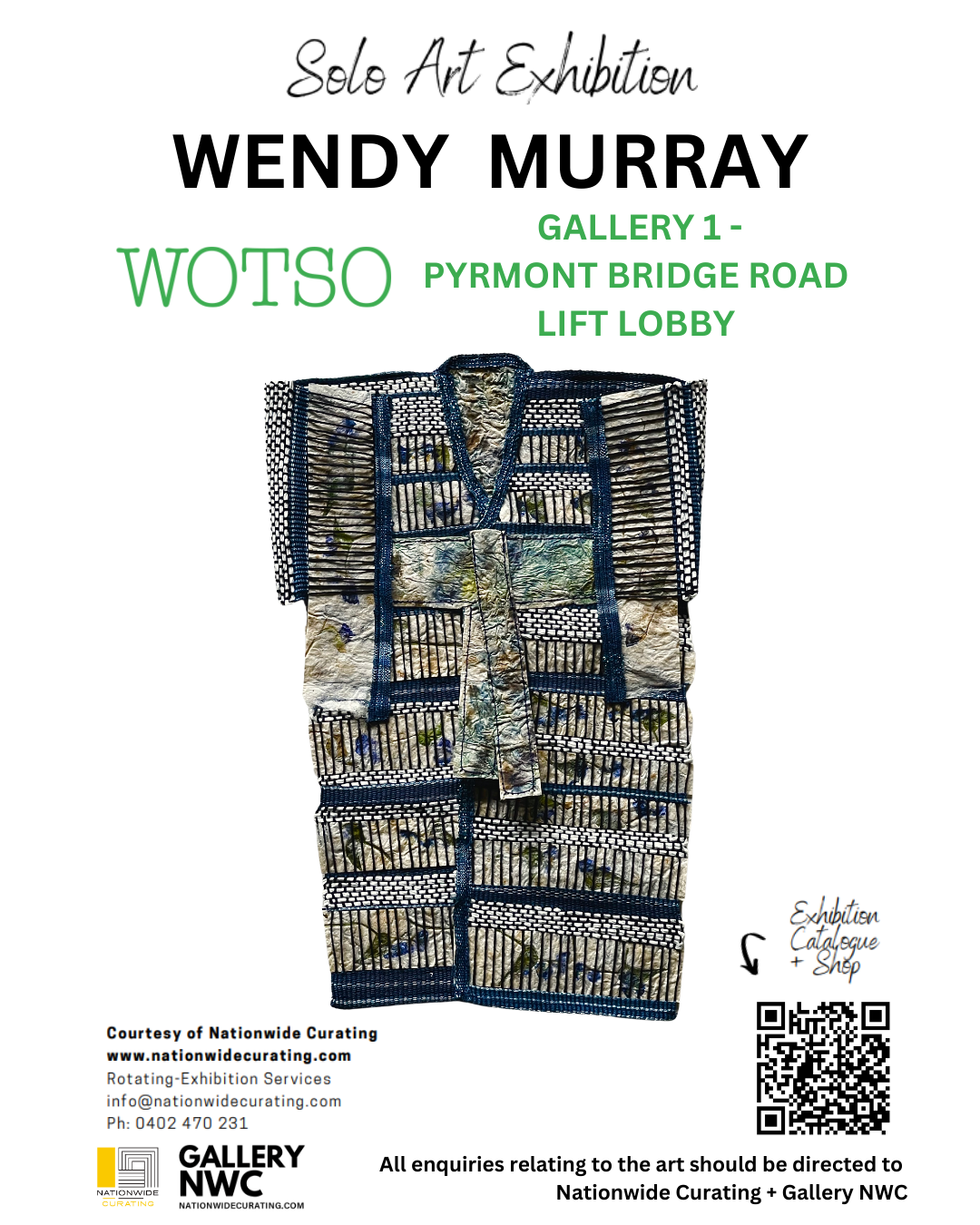 Solo Exhibition: Wendy Murray  Now at WOTSO Pyrmont – Gallery 1