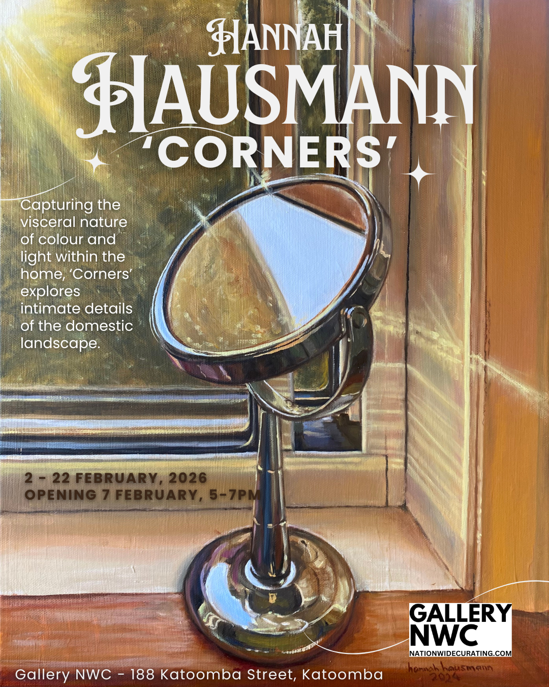Hannah Hausmann's solo exhibition 'Corners' continues!