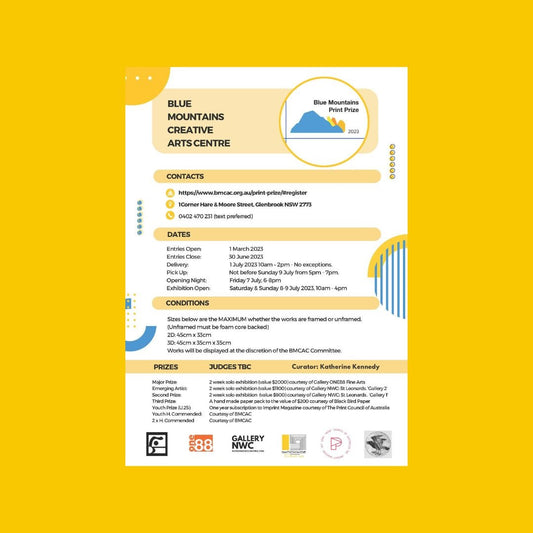 BLUE MOUNTAINS PRINT PRIZE 2023 UPDATE!