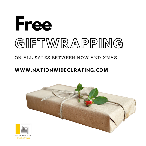 FREE GIFTWRAPPING BETWEEN NOW & XMAS