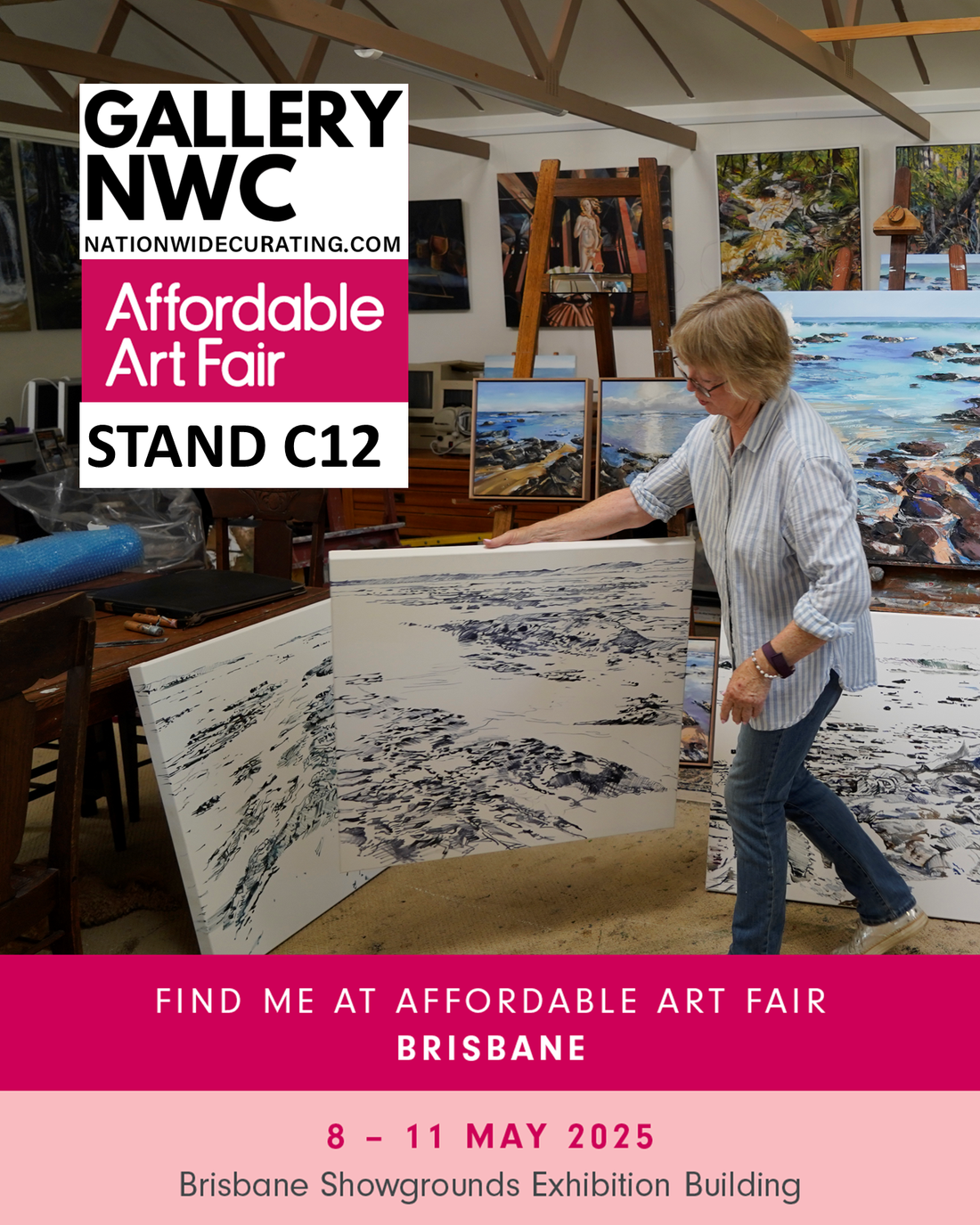 Shirley Peters - Represented by Gallery NWC - Affordable Art Fair Brisbane