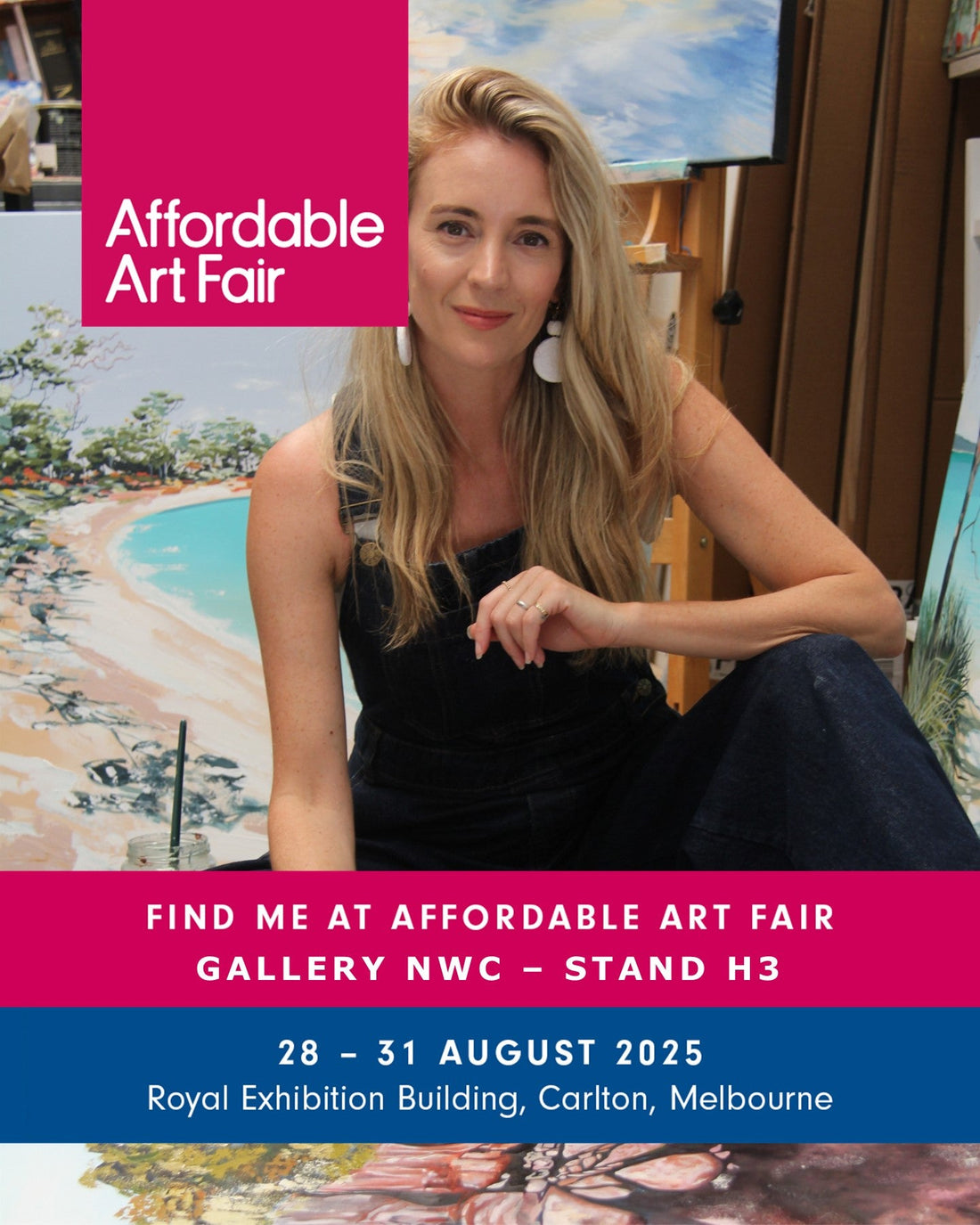 JAQUELINE BURGESS Represented by Gallery NWC - Affordable Art Fair Melbourne 2025