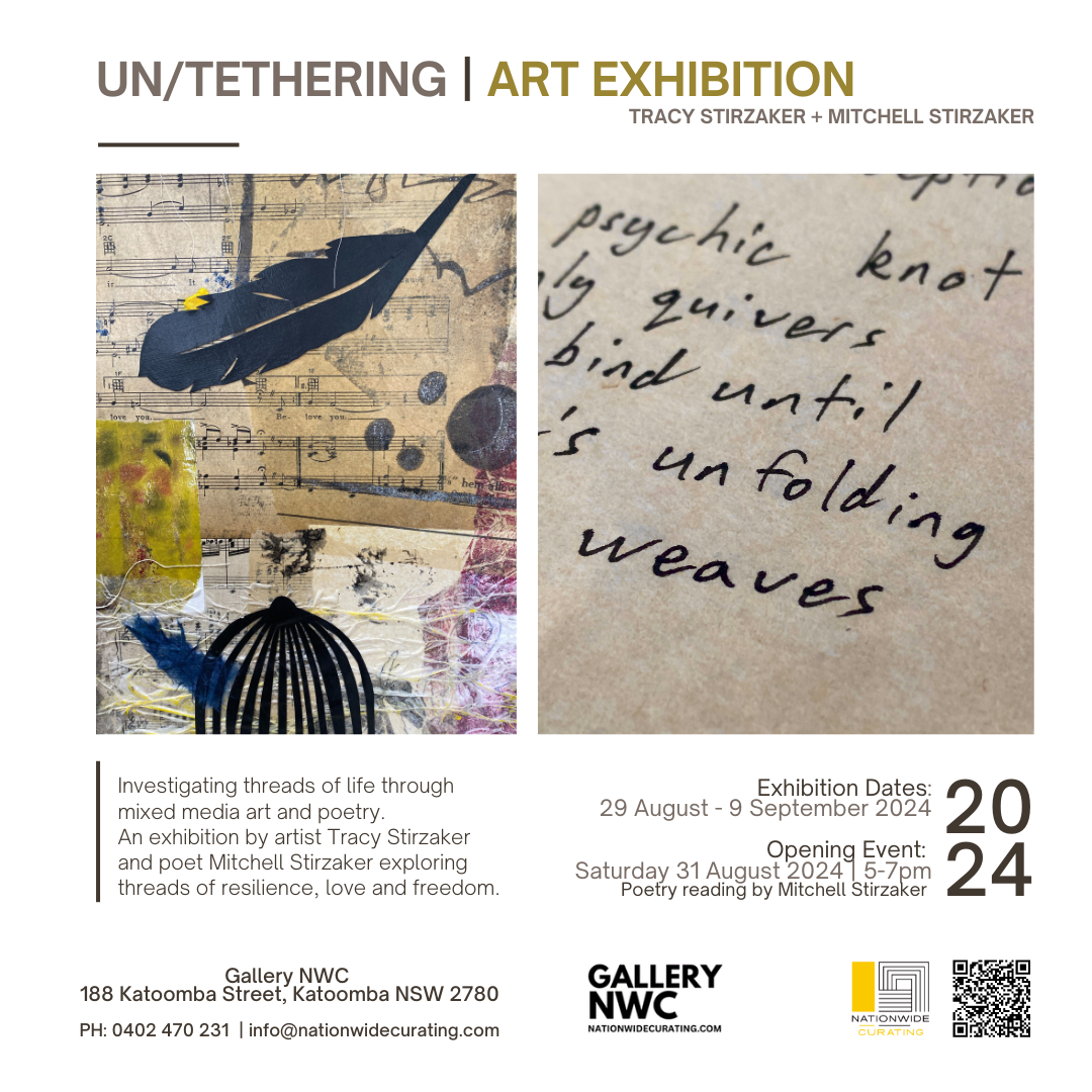 EXHIBITION COMING SOON! UN/TETHERING Tracy Stirzaker and Mitchell Stirzaker