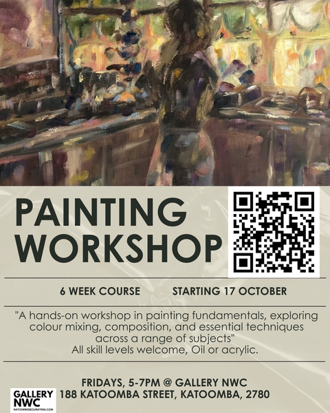 NEW WORKSHOP COMING SOON! PAINTING FUNDAMENTALS WITH ALEX NIASS