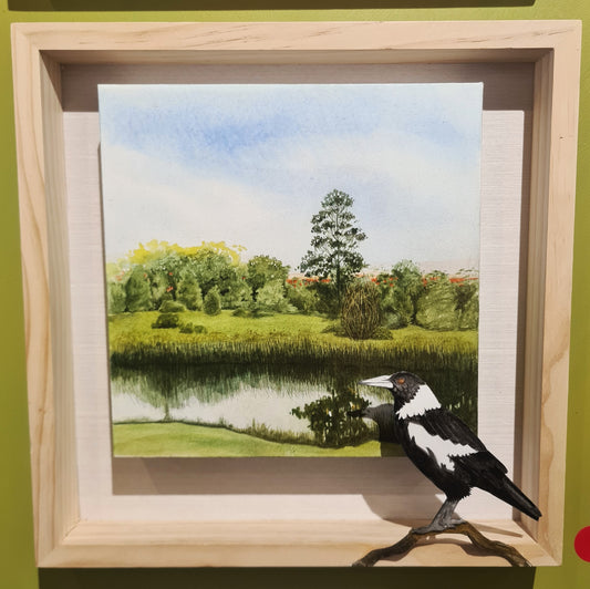 Avian additions to James Gordon's solo show.