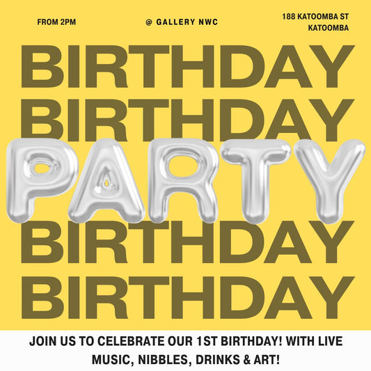 TODAY IS THE DAY! Join us from 2pm for our 1ST BIRTHDAY PARTY!
