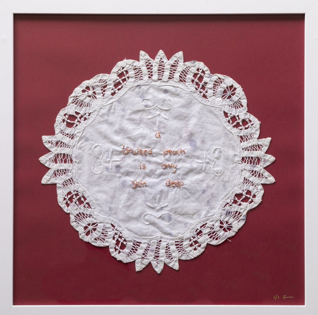 Works by Samantha Lee-Curran are currently hanging upstairs at Gallery NWC!