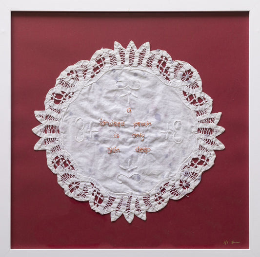 Works by Samantha Lee-Curran are currently hanging upstairs at Gallery NWC!